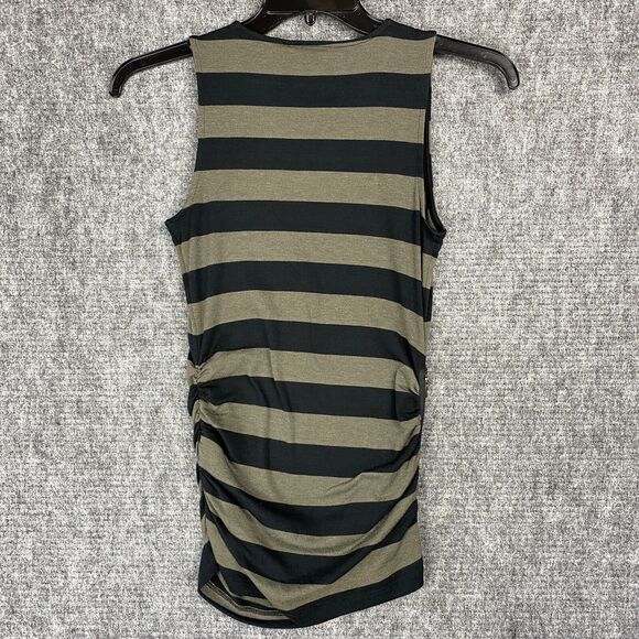 Banana Republic Shirt Womens Small Tunic Casual Striped Tank Stretch - Picture 2 of 11